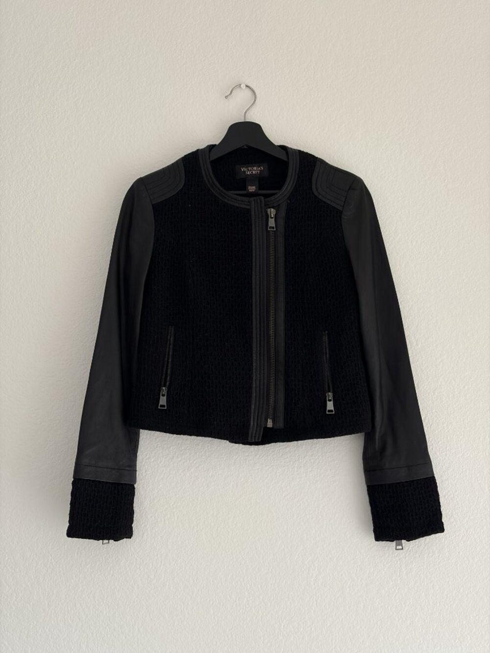 Victoria's Secret Wool Blend Moto Jacket